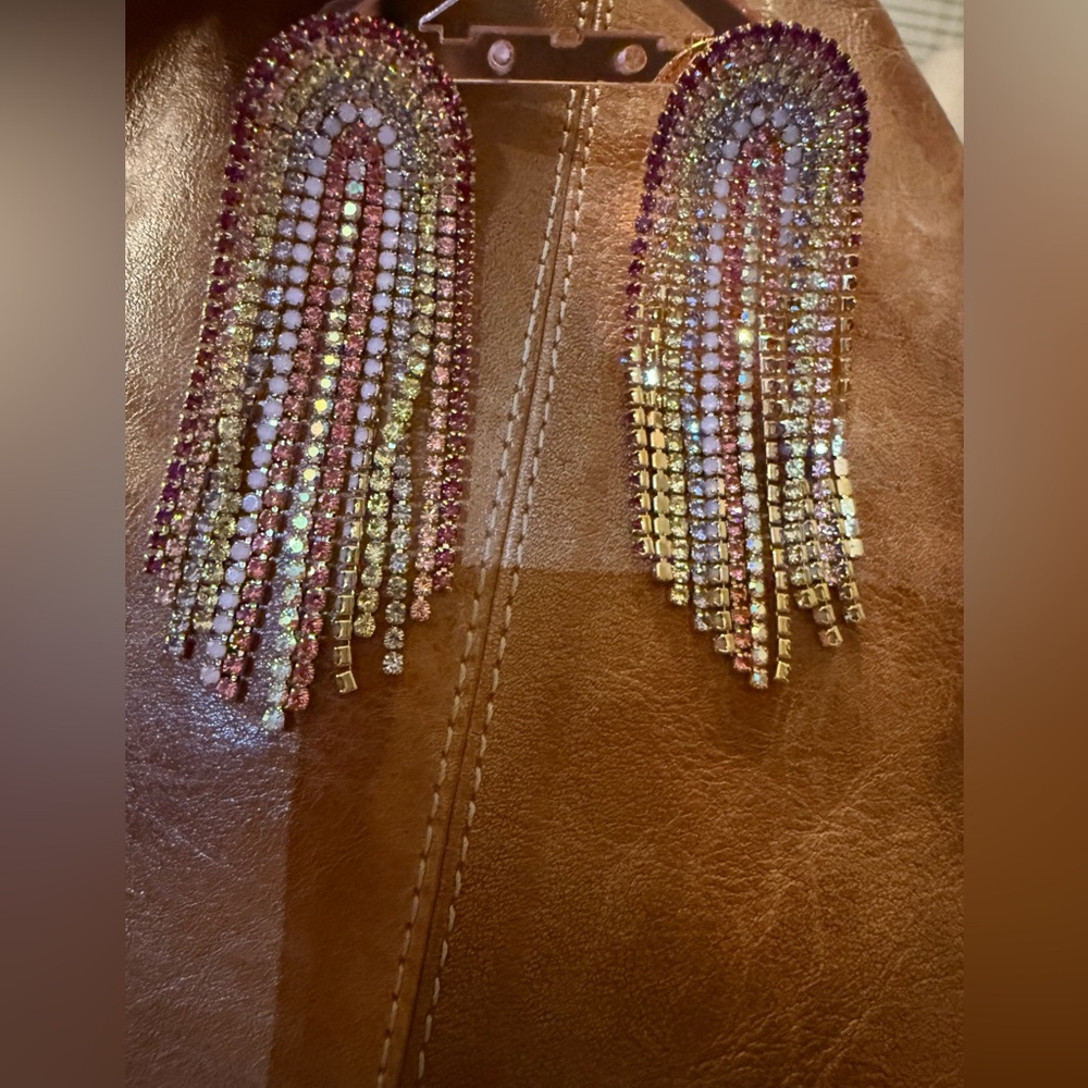 Feed Me Gems pink Earrings